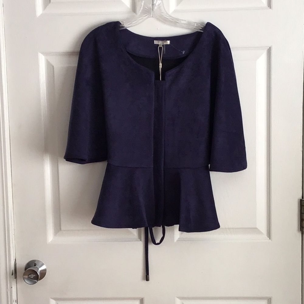 🛍️🛍️ ESSENTIALS SIONI 🛍️🛍️.                NAVY SUEDE JACKET